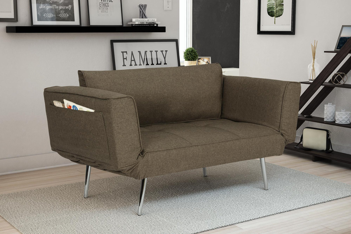 Novogratz Euro Convertible Sofa & Reviews Wayfair